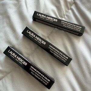 PACK OF 3 Laura Mercier Strapless, Caviar Stick Eyeshadow, 0.5 g Travel Size